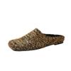 Women Slippers 2025 New Classic Closed Toe Cork Sandals Ladies Leopard Cork Slippers Mule Clogs Shoes Home Flat Slides Women