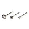 40Pcs Nose Rings Bone Stud Pin  20G Stainless Steel Body Piercing Jewelry