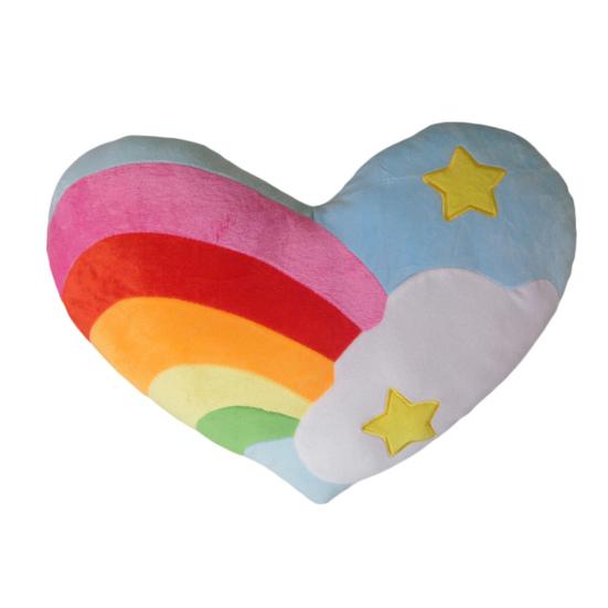 

Радужная подушка-сердце Милая подушка для спины с принтом в виде сердечка любви Пушистое украшение Набивка из ПП хлопка Подушка для дивана Декорация для гостиной Подарки на день рождения Pentagram
