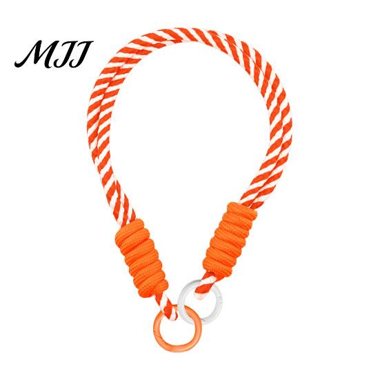 Colorful Macaron Lanyard Braided Rope Pendant Short Wrist Strap with Hanging Ring Wear-resistant Wear-Resistant Lightweight Portable Water Bottles