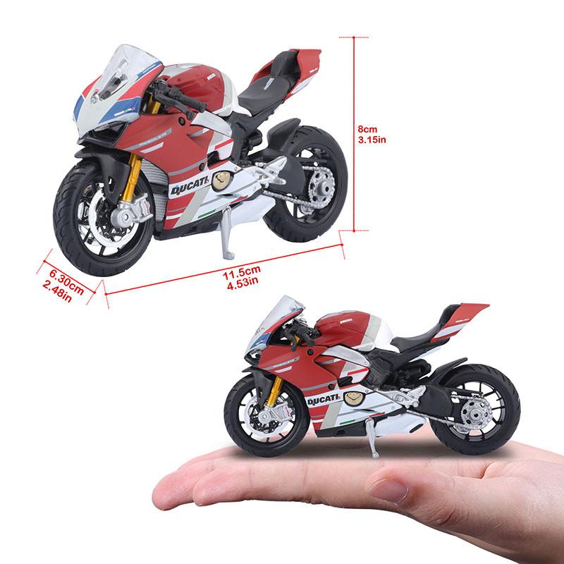 Maisto Ducati Super Naked V4 S 1:Μοντέλο Μοτοσυκλέτας Κράματος Κλίμακας 18, Μεταλλικό, Συλλεκτικό, Παιχνίδι Δώρο