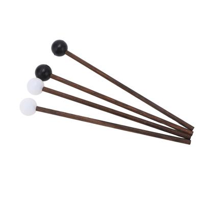 4 pezzi tamburo in acciaio con lingua, bacchetta in gomma per bambini, strumento a percussione, parti da 16,5 cm