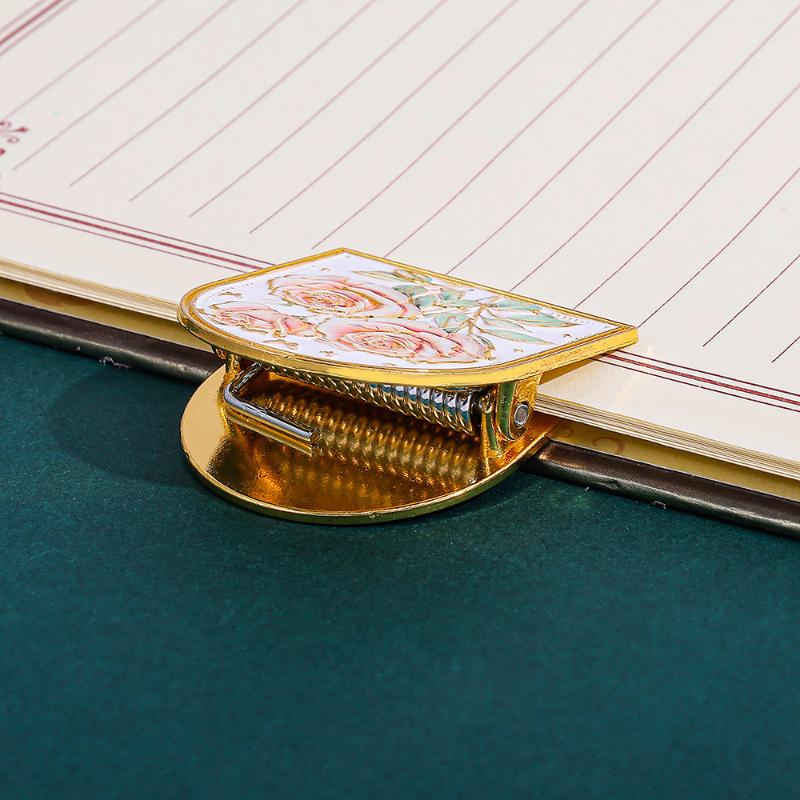 1Pcs Vintage Chinese Style Page Holder Decorative Paper Clip Metal Book Clip Bookmark For Books Reading Accessories