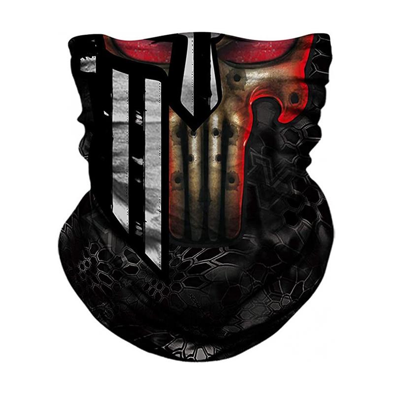 

1 шт. Маски для лица Повязка на голову Череп Мотоцикл Полиэстер Велоспорт Банданы Шарфы Защита лица Мотоциклетная Байкерская Маска