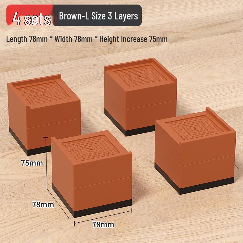 Universal Furniture Heightening Pads: Nail-Free, Stable, Moisture-Proof for Tables & Chairs
