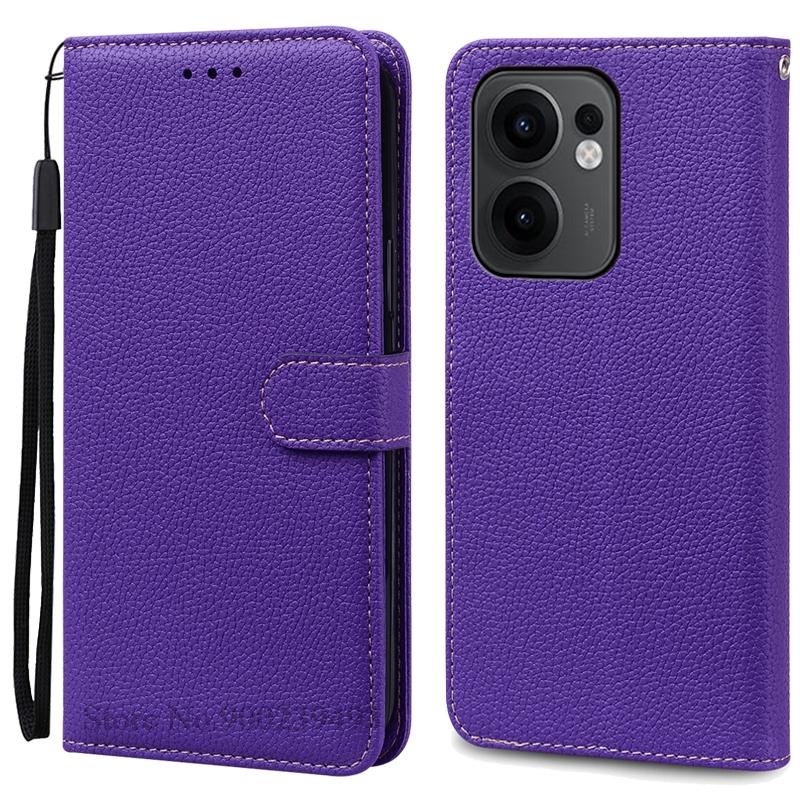 Reno 13F Case For Oppo Reno 13F Case Leather Flip Wallet Cover For Oppo Reno 13F 5G Case Soft Book Cover Coque Fundas Shell