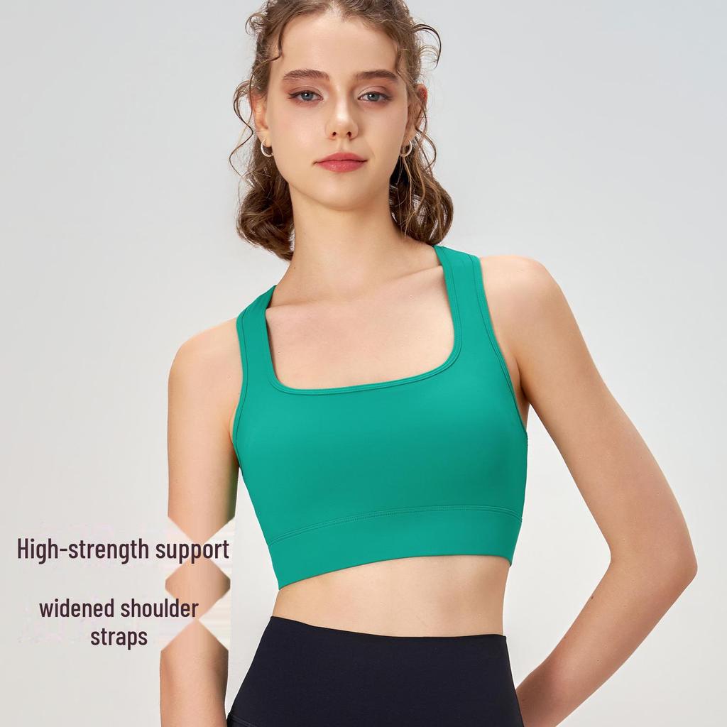 Autumn Front-Zip High-Strength Shockproof Sports Bra - Women's Running & Fitness, Adjustable & Supportive