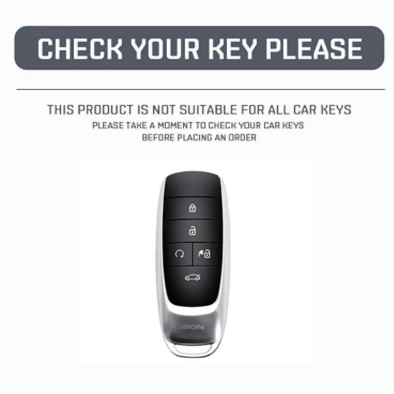 Premium Grade Auto Key Fob Cover Case Fit For Gac New Energy Trumpchi Ga6 Gm6 Aion S V Y Lx Gs7 Gs8 Gs5 Gm8 Key Ring Auto Accessories