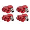 4 PCS NPT Thread Swivel Air Hose Connector for Pneumatic Tools and Air Compressors