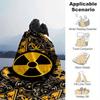 1pc Radiation Symbol Printing Lightweight Flannel Blanket, Comfortable and Warm Blanket, for Camping Sofa Bed and Couch Office, Gift