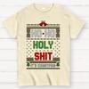 Ho Ho Holy Shit It's Christmas Cotton Summer Casual Cool Loose T-Shirt