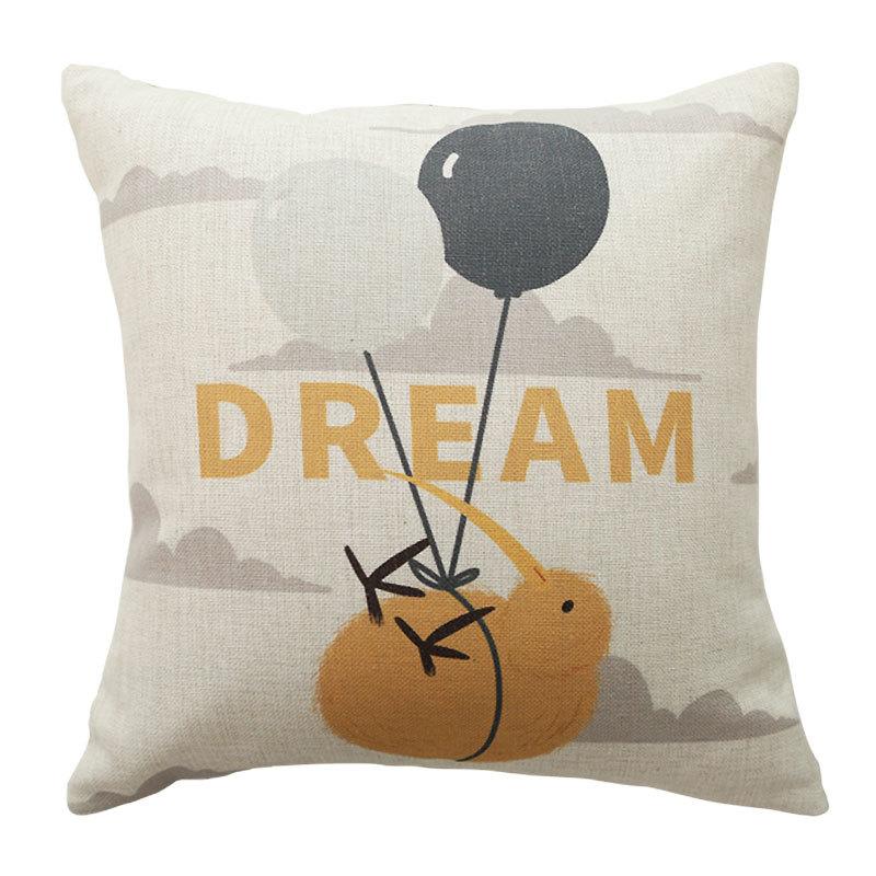 

Инс Милая Подушка Скандинавская Подушка Простая Диванная Автомобильная Подушка для Головы Офисная Подушка для Головы и Спины 45X45cm without core