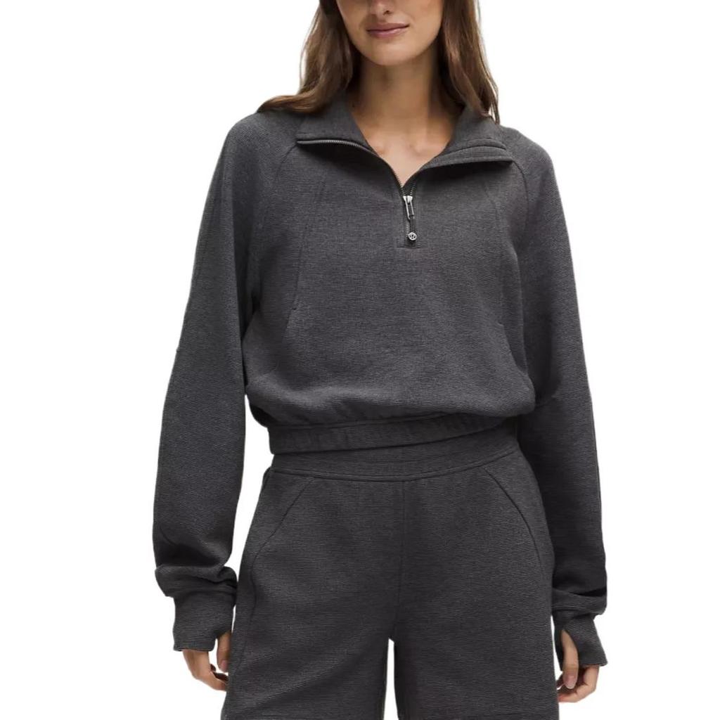 Lululemon Scuba Sweatshirt Women's (Unisex) Sweatshirts LW3JCTS | Heathered Dreamy Blue