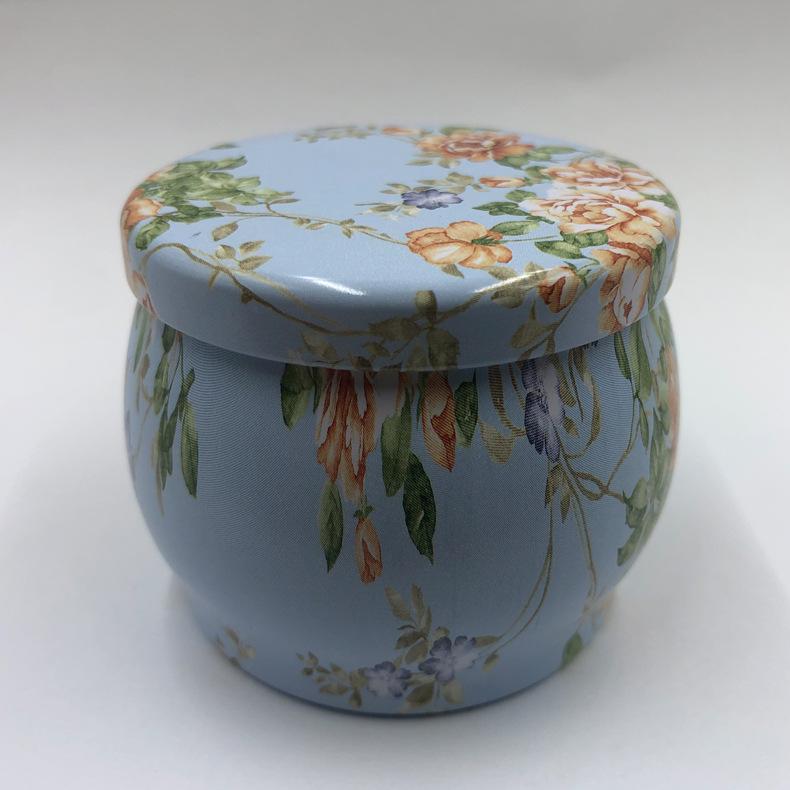 Creative Scented Soy Wax Candle Gift Box with Dried Flowers - Wedding Favor