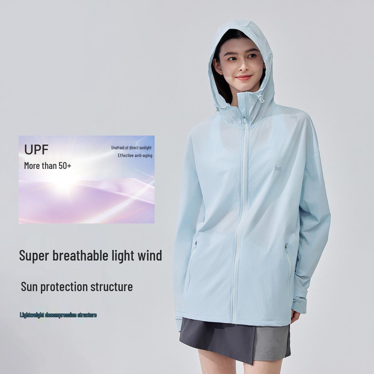 

VVC 25 Explorer Unisex Windbreaker: Ice Crystal Sun Protection for Summer XXL