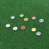 Tabata Golf Marker Magnet Grüner Marker Niedliches Design Ground Golf Magnet Farbe, die auf dem Rasen hervorsticht Golfzubehör Wettbewerbspreis Geschenk Regenbogen