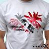 Trinidad Tobago Palm Flag - White Kids Boys T-Shirt Top - S S Kids & Baby Sizes