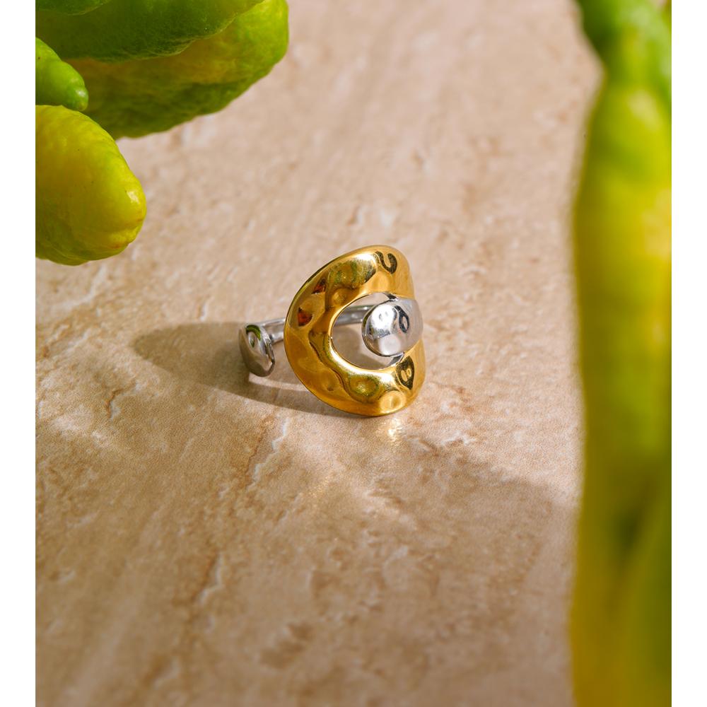 Eetit Arrivals Stainless Steel Metal Geometric Adjustable Ring Distinctive Popular Finger Minimalist Jewelry Wholesale