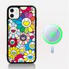 T-Takashi M-Murakami For Magsafe Phone Case For iPhone 17 Air 16 15 14 13 12 11 Pro Max Plus Shockproof Cover