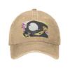 Pchan Ryoga Lost Pig Ranma  Adventure Comedy Denim Fabric Cap Casual Baseball Caps Hat Summer Unisex Baseball Hats