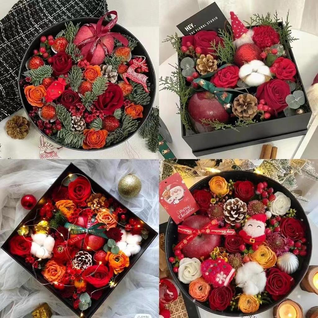 Heart-Shaped Transparent Gift Box for Flowers & Fruits - Perfect for Valentine's Day