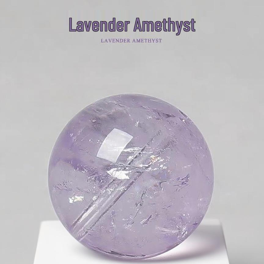 Натуральные бусины из лавандового аметиста для изготовления украшений своими руками - Браслеты и ожерелья, Девять фиолетовых ли Brazilian Lavender Amethyst ~8mm/bead