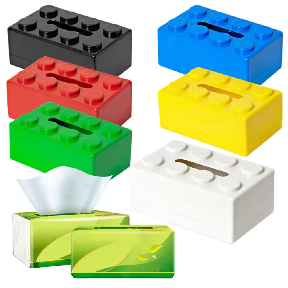 Multifunctional Style Plastic Tissue Box Tissue Holder For Home Living Room Car Bathroom Daily Storage Accessory