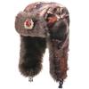 Winter Warm Military-Style Beanie Hat With Ear Flaps Outdoor Windproof Cap Men Women Forest Camo
