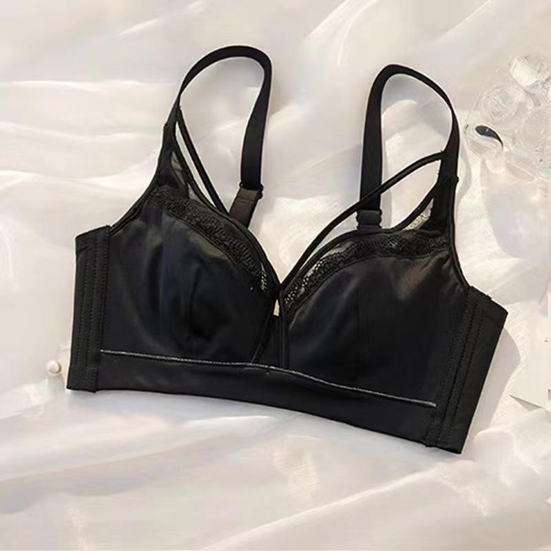 

Сексуальный бесшовный бюстгальтер с чашками в виде кроличьих ушек, удобный комплект нижнего белья для большой груди, с небольшим пуш-апом 75B