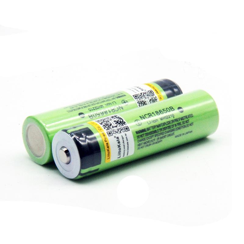 LiitoKala NCR18650B 3400mAh 3.7V Lithium Battery for High-Power Flashlights