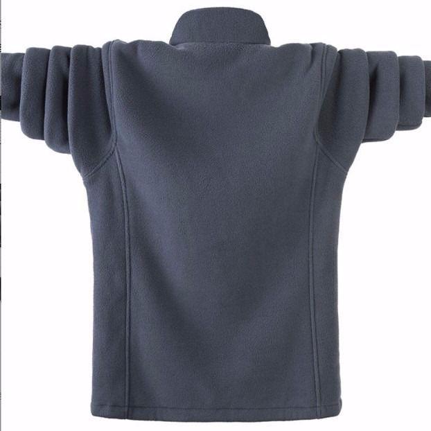 Plus Size Velvet Lined Hoodie for Men - Thick and Warm Lamb Fleece Sports Jacket for Autumn/Winter