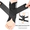 Sports Ankle Brace with Double Elastic Straps for Basketball, Running, and Fitness - Protective Sleeve Bandage for Foot & Ankle
