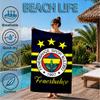 Fenerbah?E-Sport Club Emblem Strandtuch, Schnelltrocknend, Pflegeleicht, Geeignet für Fitness und Strandurlaub, Sport-Essential