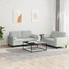 VidaXL Sofa Set with 2 Pcs Cushions, Sofas with Armrests and Backrest, Furniture Set, Living Room Furniture, 3201994