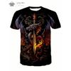 Ubrania z nadrukiem smoka Męskie Śmieszne Męskie Ubrania Letnie T-shirt Męski z Krótkim Rękawem T-shirt z Grafiką Smoka Spersonalizowany T-shirt