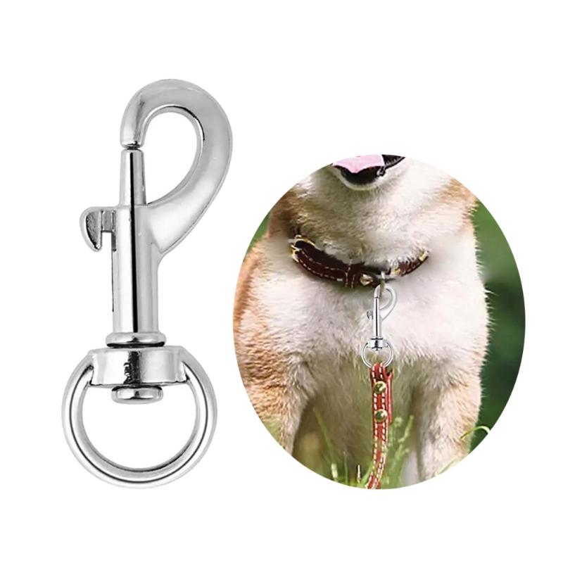 10pcs Zinc Alloy Dog Hook DIY Keychain Clasps for Bags and Luggage Durable Metal Buckles for Backpacks and Suitcases
