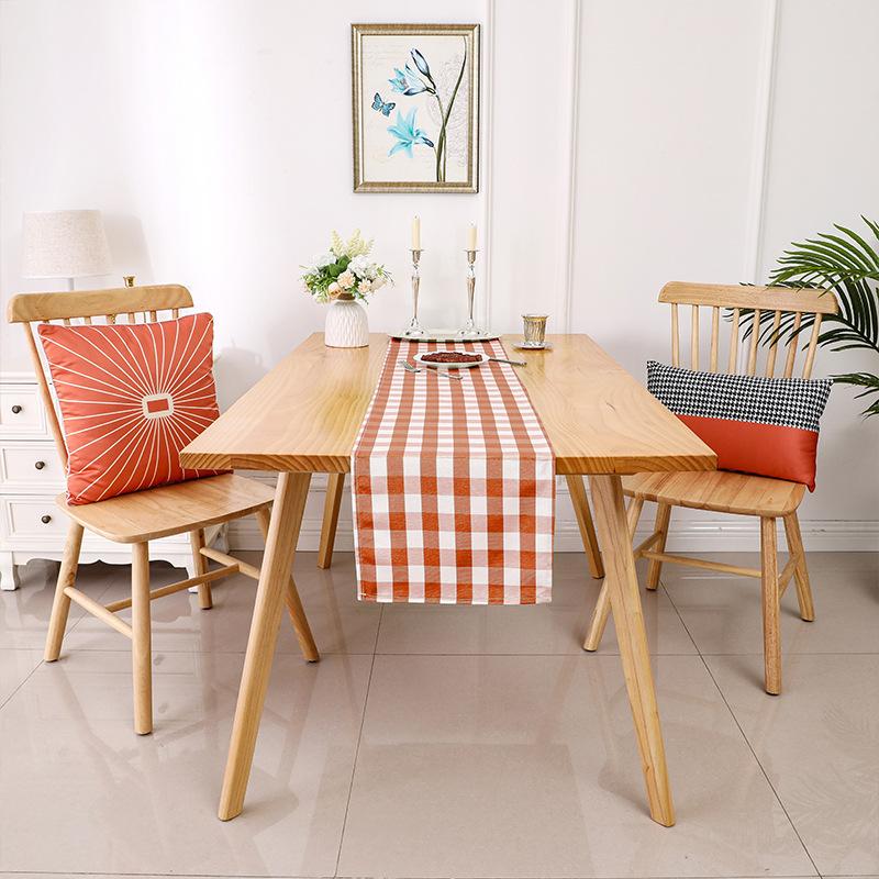 Kitchen Small Curtain Through Rod Curtain Door Curtain Lace Lace Curtain Plaid Short Curtain