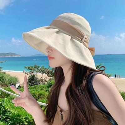 New Summer Bucket Hat Women's Face Small Fashion Visor Seaside Beach Vacation Sun Hat Basin Hat