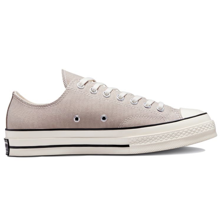 Converse Chuck 70 Low Papyrus Unisex Sneakers Brown Egret Black 172680C