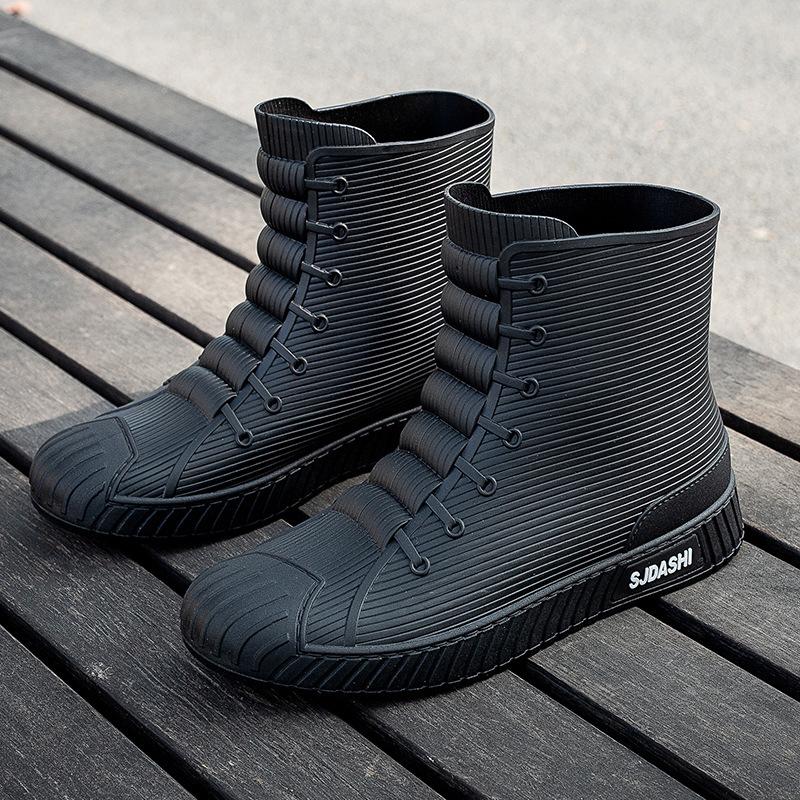 

Fashion Men s and Women s Rain Shoes Waterproof Short Shoes 36