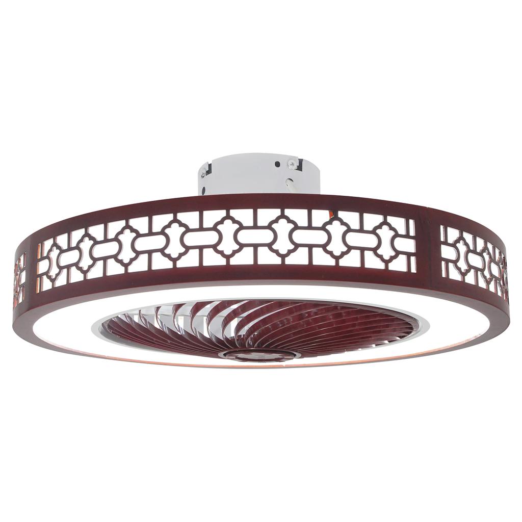 22in Red Ceiling Fan w/Light Remote Control 3-Color Lighting Modes 110V 64W NEW