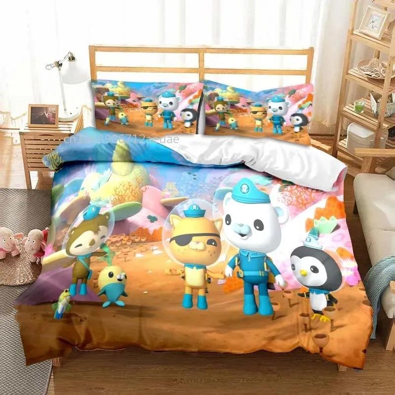 Comforter The Octonauts Cartoon All Season Twin Bedding Set 3 Piece Comforter Set Bed Double King Comforter