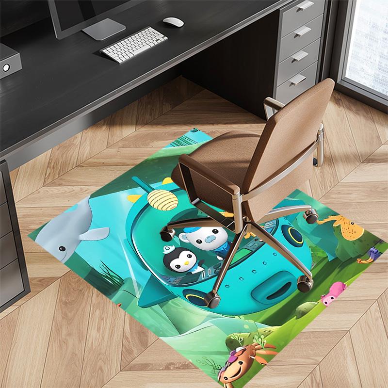 The Octonauts6 Printed Absorbent Washable Carpet, Non-Slip Bathroom Mats, Kitchen Rugs, Yoga Mat,Living Room Entrance, Camping Picnic Rugs