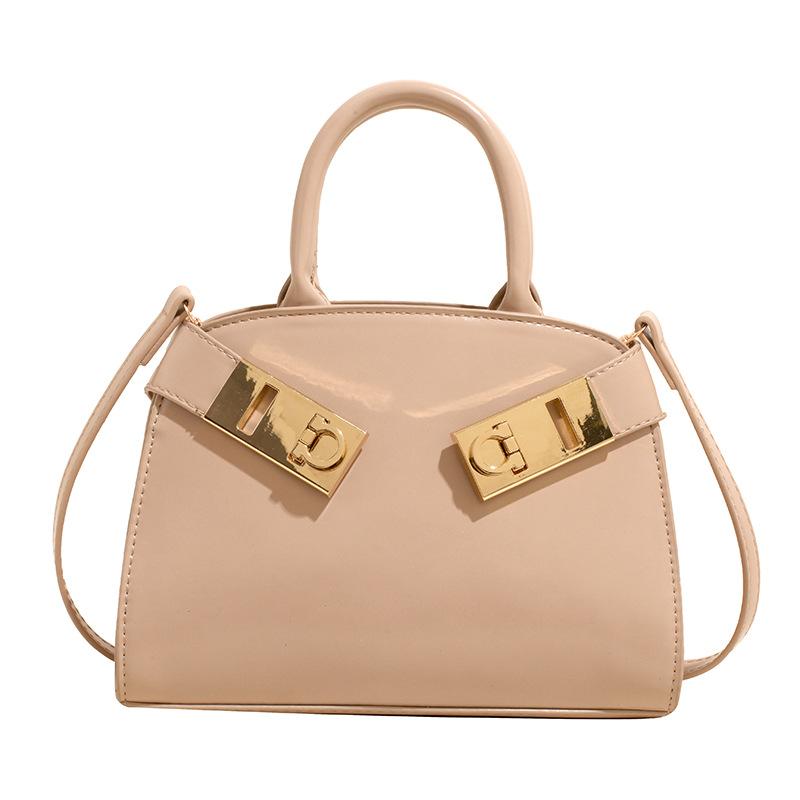 Korean Version of Casual Simple Temperament Business Commuter Style Handbag Women's High Sense Versatile Foreign Style Solid Color Messenger Bag