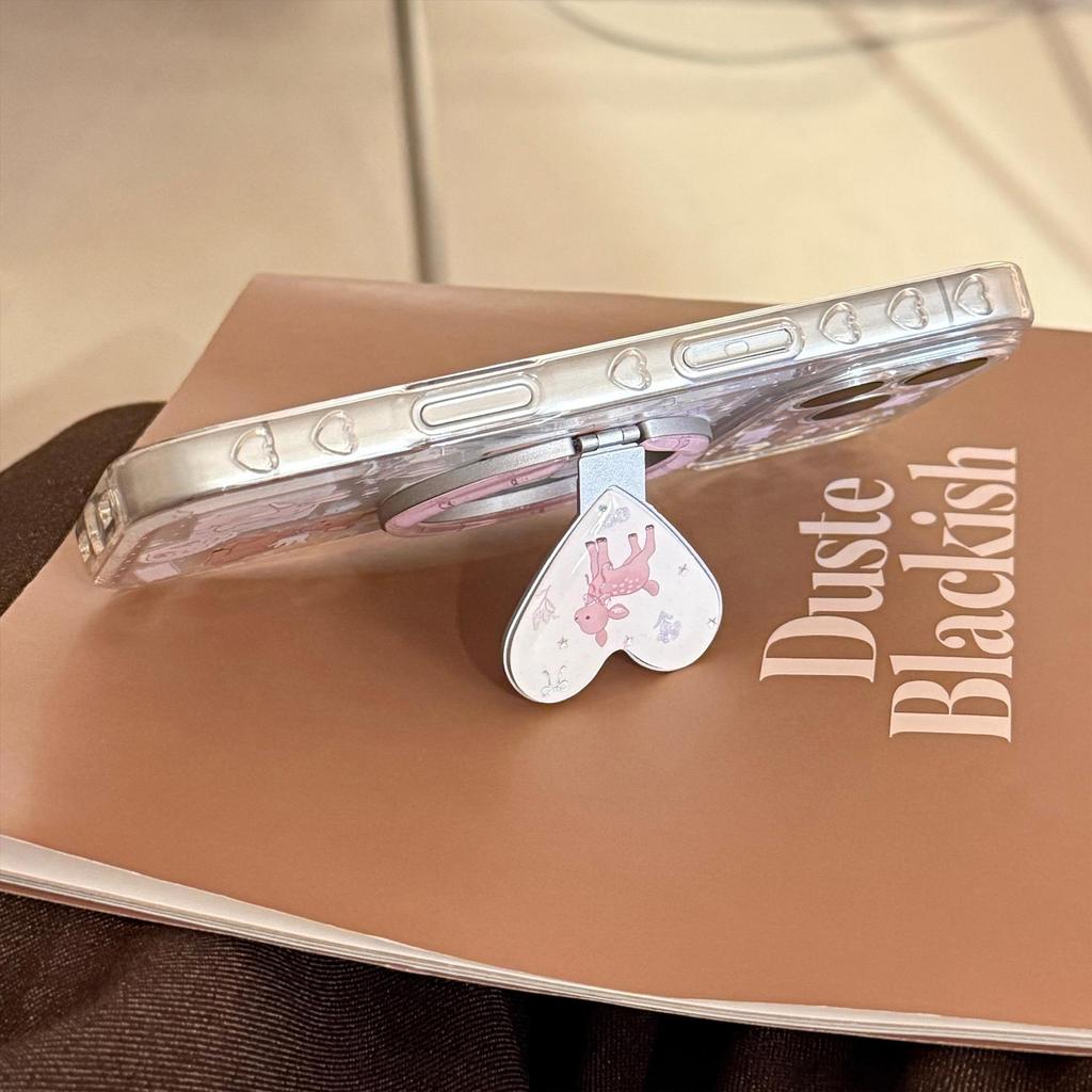 Coque de téléphone magnétique mignonne de poney pour iPhone 16, iPhone 17 et iPhone 17 Pro Max