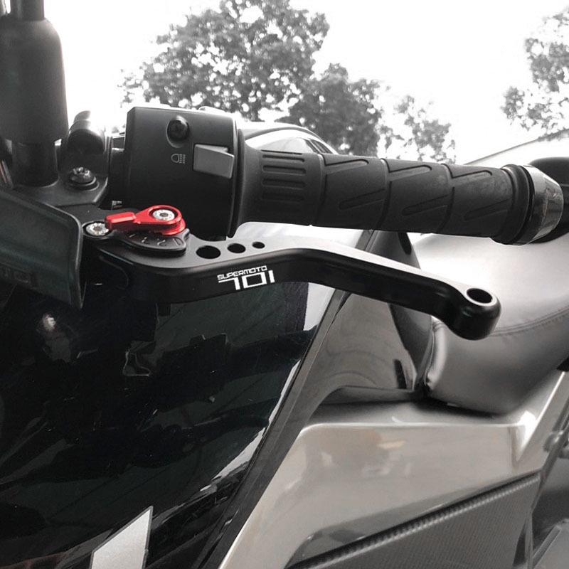 Black Clutch & Brake Lever for Husqvarna 701 Supermoto/Enduro Svartpilen