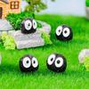 Mini Black Coal Dust Elf Resin Succulent Landscape Decoration Cartoon Style Diy Wholesale