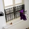 Decoración de Fiesta de Encaje para Halloween: Pantalla de Lámpara de Cortina de Murciélago y Calavera