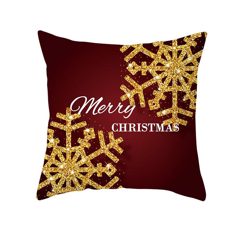Nordic Christmas Pillowcase Christmas Ball Decoration Home Sofa Cushion Cover