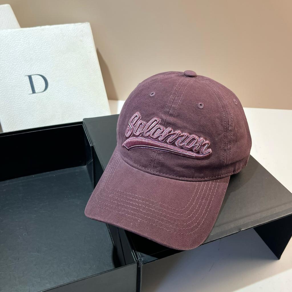Early Autumn Three-Dimensional Embroidery Letter Baseball Cap Youth Versatile Street Daily Canvas Cap